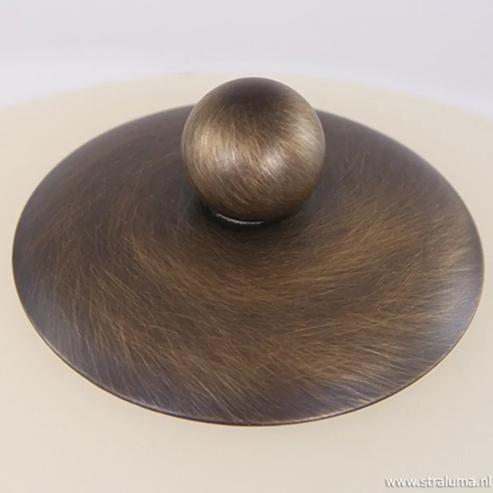 Tafellamp Capri brons/Glas