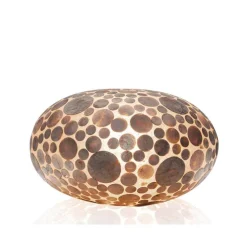 Tafellamp Coin schelpen ufo gold 40cm