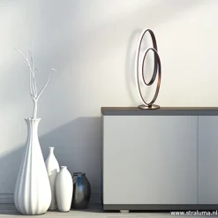 Tafellamp eclips zwart incl.dimmer