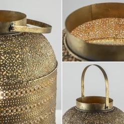 Tafellamp lantaarn goud groot Oriental