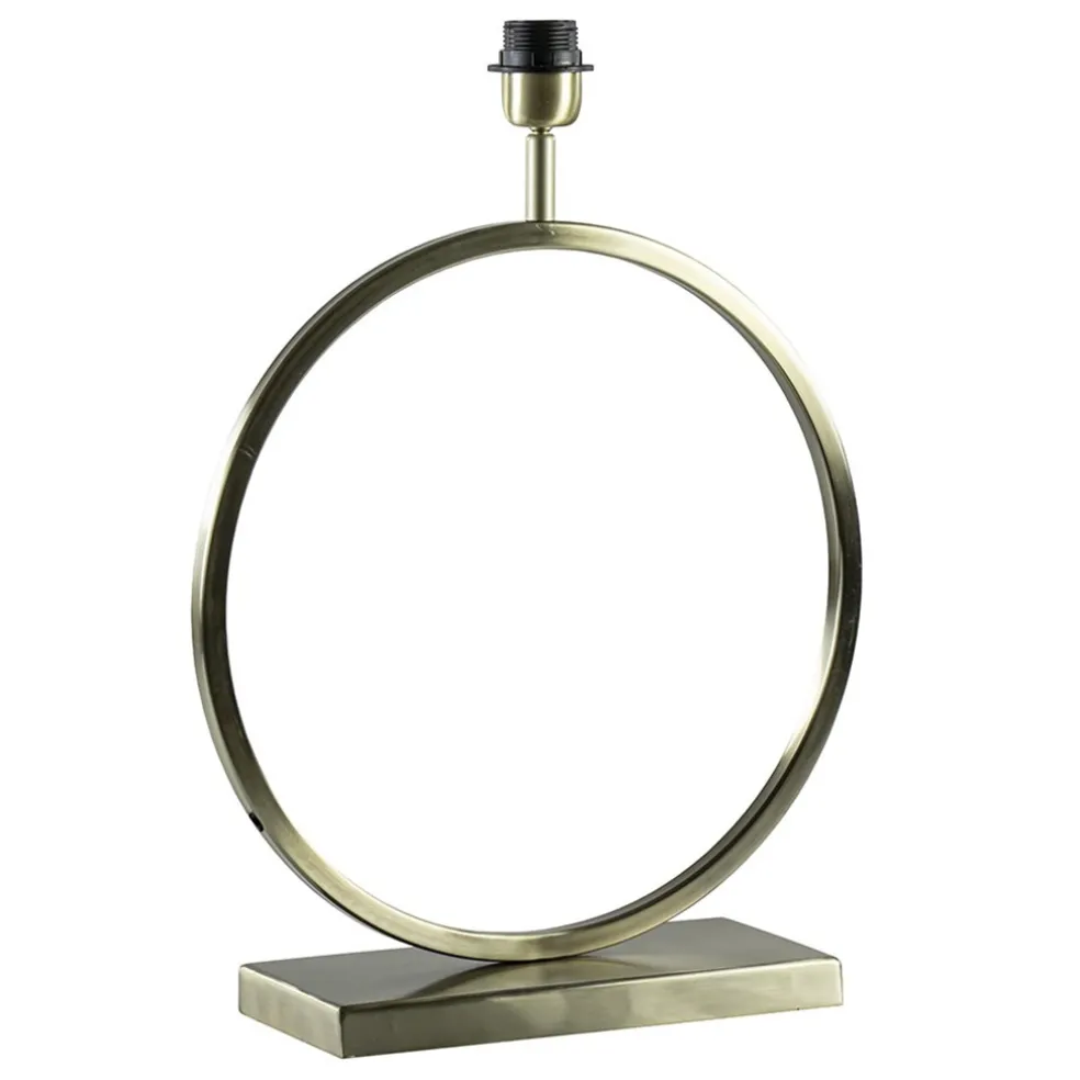 Tafellamp Liva licht goud exclusief kap L&L