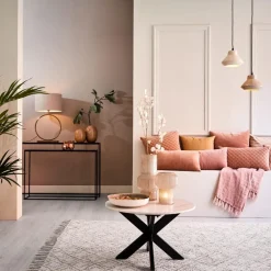 Tafellamp Liva licht goud exclusief kap L&L