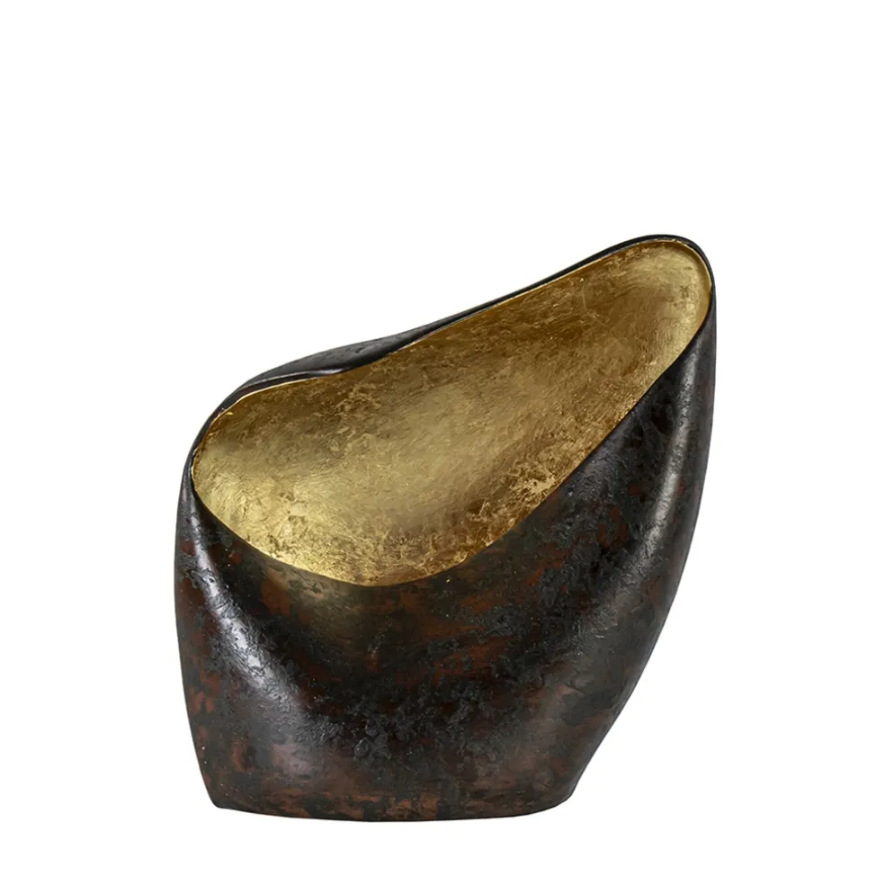 Tafellamp Nature 33 corten/goldleaf