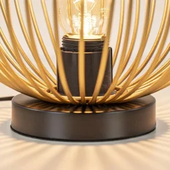 Tafellamp Nest klein zwart/matgoud