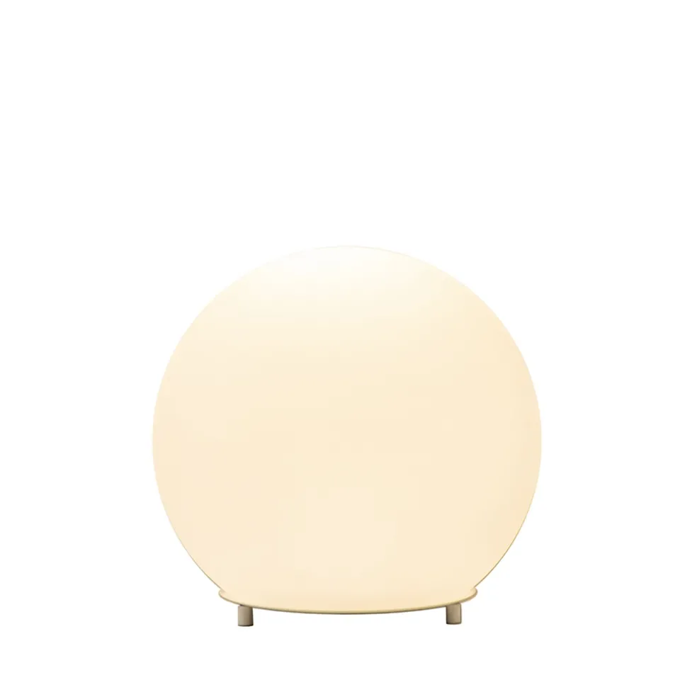 Tafellamp Oblica bol wit 20cm