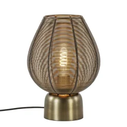 Tafellamp Suneko 34cm draad brons