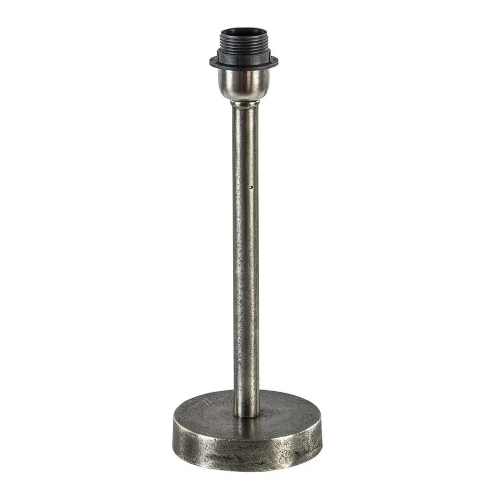 Tafellamp Undai ruw nikkel excl. kap