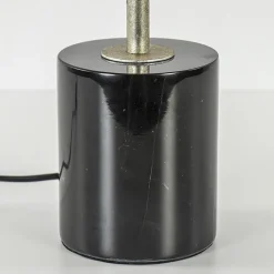 Tafellamp Vegas oud zilver/marmer zwart