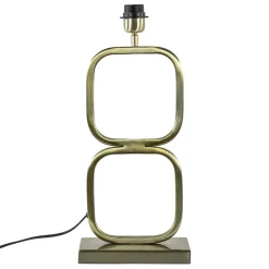 Trendy lampvoet Lutika licht goud exclusief kap