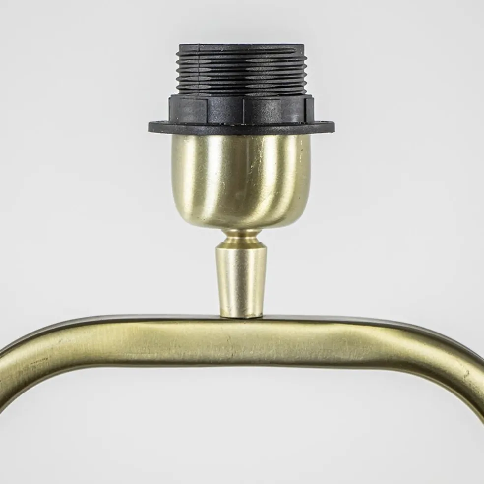 Trendy lampvoet Lutika licht goud exclusief kap