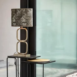 Trendy lampvoet Lutika licht goud exclusief kap