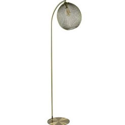Trendy vloerlamp Moroc goud Light and Living