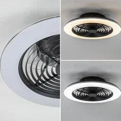 Ventilator Alisio XL zwart afst.bed./app