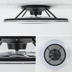 Ventilator Alisio XL zwart afst.bed./app