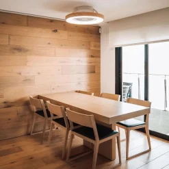 Ventilator Tibet hout/wit afst.bed. cct