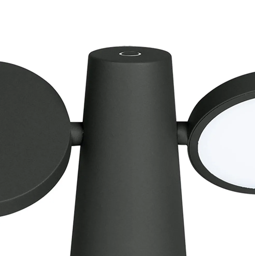 Verstelbare buitenlamp tafel antraciet oplaadbaar