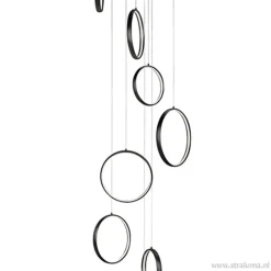 Vide hanglamp 8-L ringen zwart
