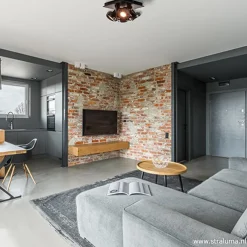 Vierkante LED plafondlamp 4-lichts zwart