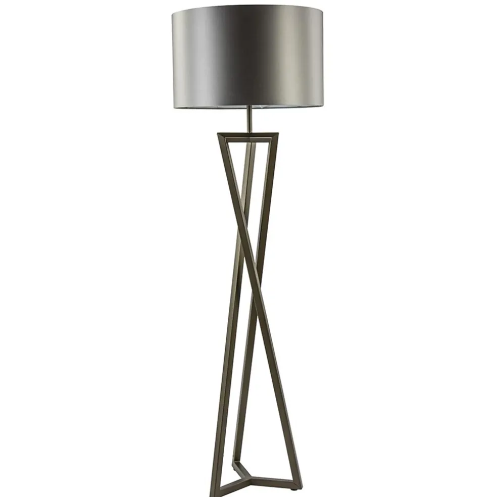 Vloerlamp Atrani platinum excl. kap