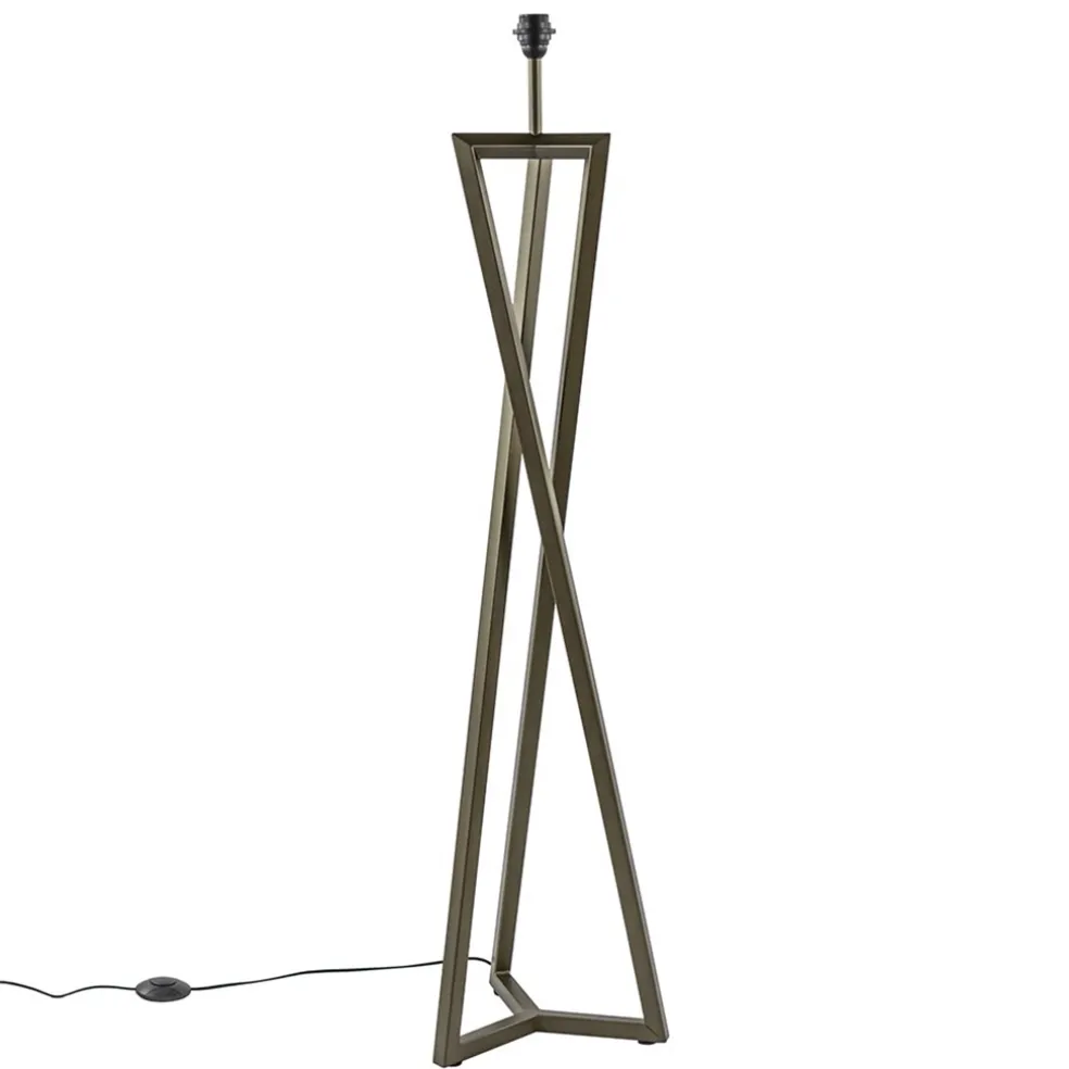 Vloerlamp Atrani platinum excl. kap