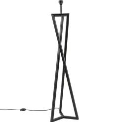 Vloerlamp Atrani zwart EXCL. KAP