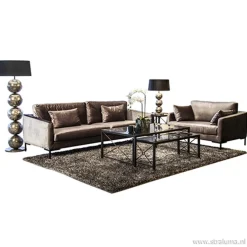 Vloerlamp Boss bollen oud goud excl. kap