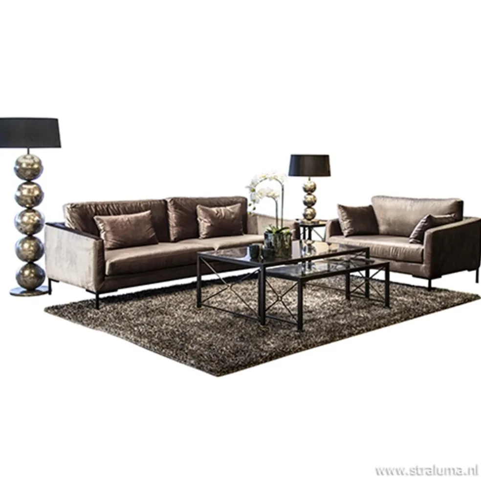 Vloerlamp Boss bollen oud goud excl. kap