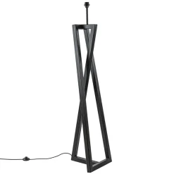 Vloerlamp Calitri zwart EXCL. KAP