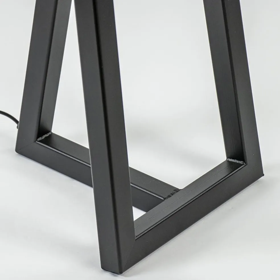 Vloerlamp Calitri zwart EXCL. KAP