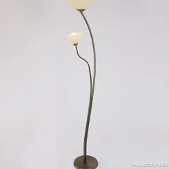 Vloerlamp Capri brons/Glas