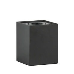 Vloerspot Rebel vierkant 12.5cm zwart