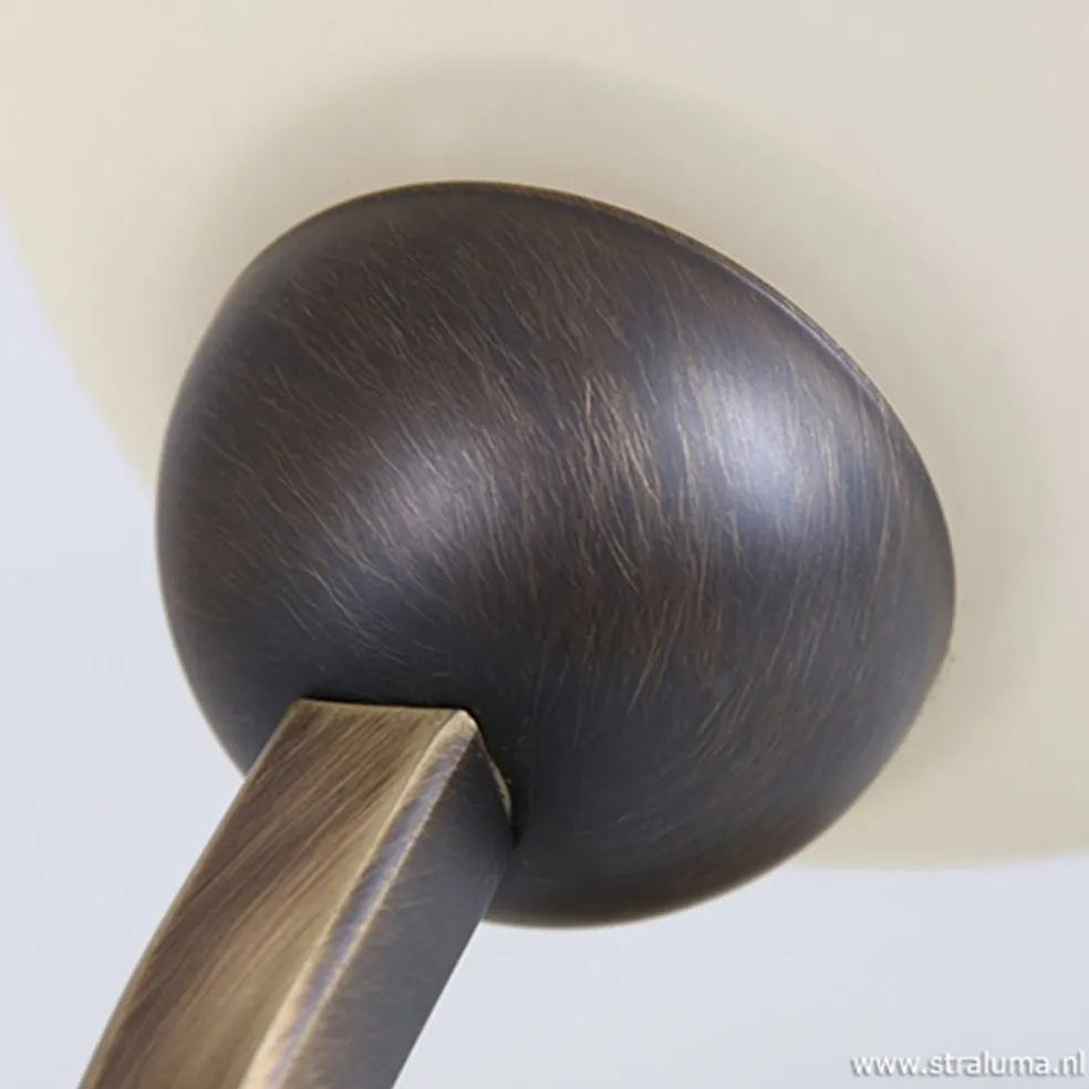 Wandlamp Capri brons/Glas