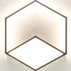 Wandlamp Kubick XL zwart 3000K