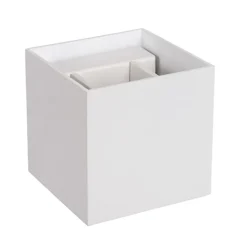 Wandlamp kubus wit verstelbaar incl. led