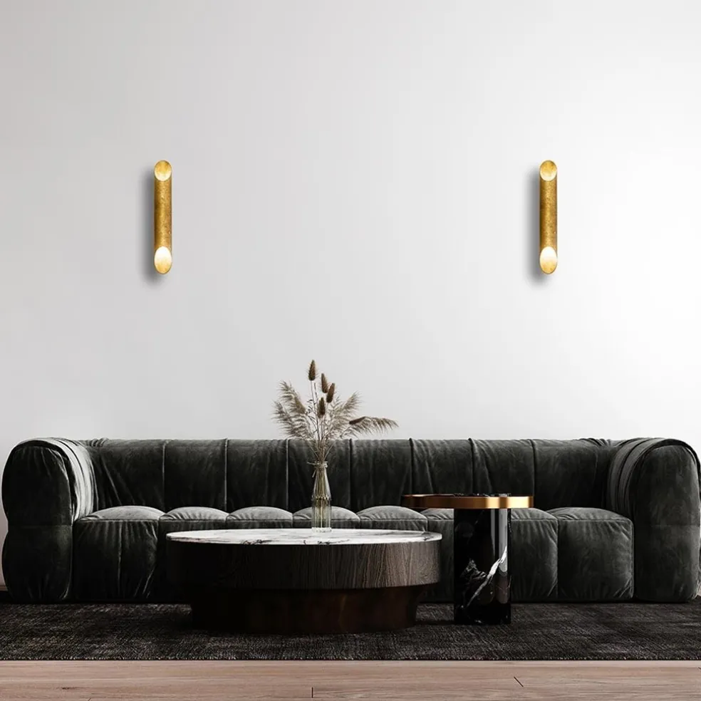 Wandlamp Mack ambachtelijk brons