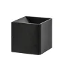 Wandlamp Stretto kubus zwart