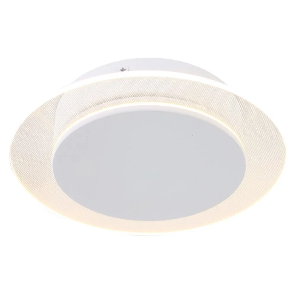 Wand-/plafondlamp Lido wit indirect