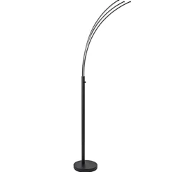 Zwarte boog vloerlamp LED dimbaar