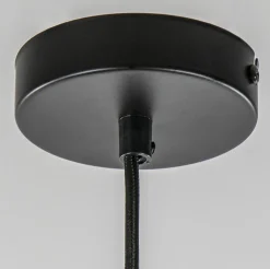 Zwarte draad hanglamp bol klein