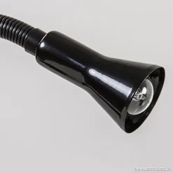 Zwarte klemlamp/leeslamp voor bureau
