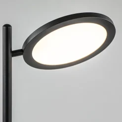 Zwarte LED vloerlamp 3-standen dimbaar